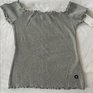 Hollister Gray Short Sleeve Top
